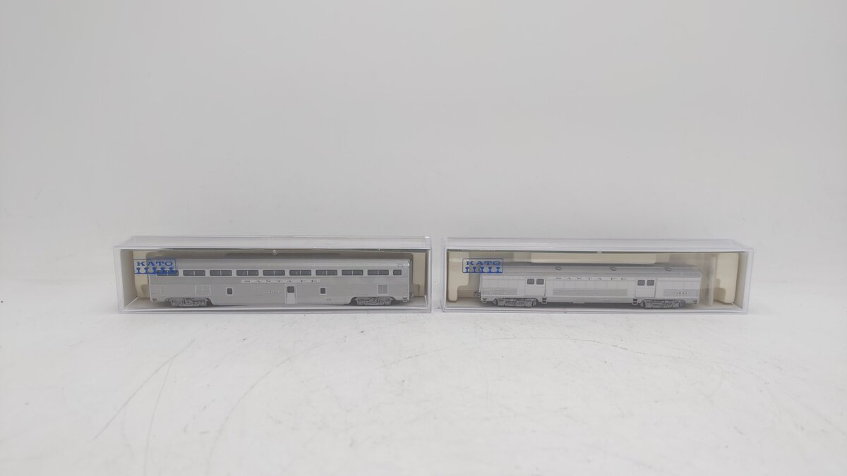 Kato 106-7117 N Santa Fe Storage Mail & Coach Passenger Car #3530,#703 LN/Box