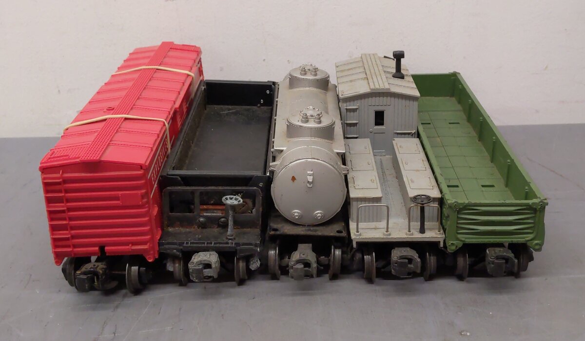 Lionel O Vintage Freight Cars: 3469X, 6470, 6465, 6462-25, 6419 [5] VG/Box