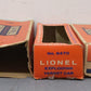 Lionel O Vintage Freight Cars: 3469X, 6470, 6465, 6462-25, 6419 [5] VG/Box