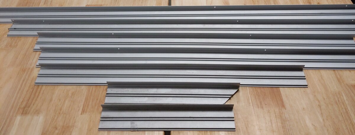Railrax HO Assorted Shelving Sections [7] EX