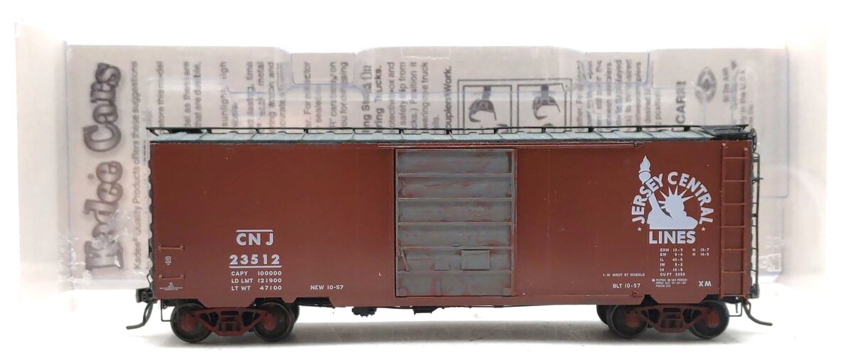 Kadee 5304 HO Central Railroad of New Jersey PS-1 40' Boxcar #23512 - Custom/Box