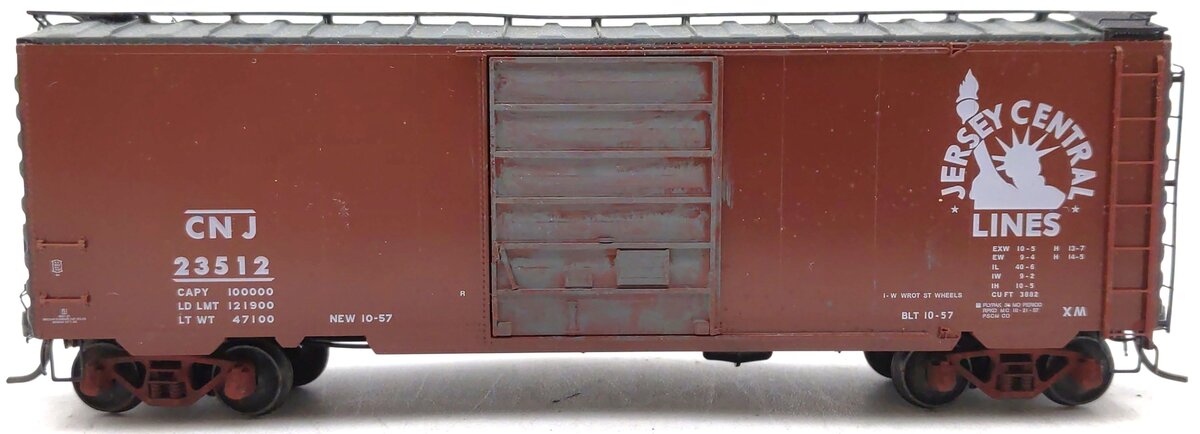 Kadee 5304 HO Central Railroad of New Jersey PS-1 40' Boxcar #23512 - Custom/Box