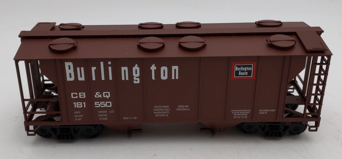 Weaver U1927S Burlington Route PS-2 Covered Hopper #181550 LN/Box