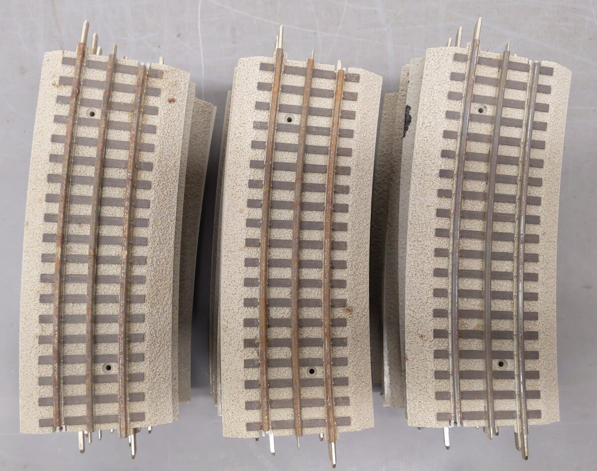 Lionel 6-12061 FasTrack O84 Curve Tracks [30] VG