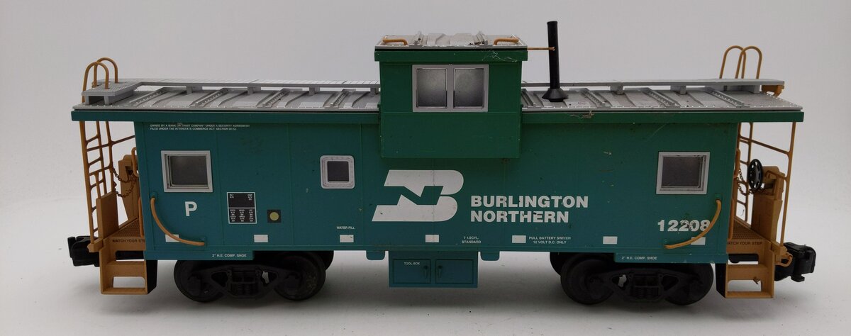 USA Trains R12116 G Burlington Northern Illuminated Extended Vision Caboose