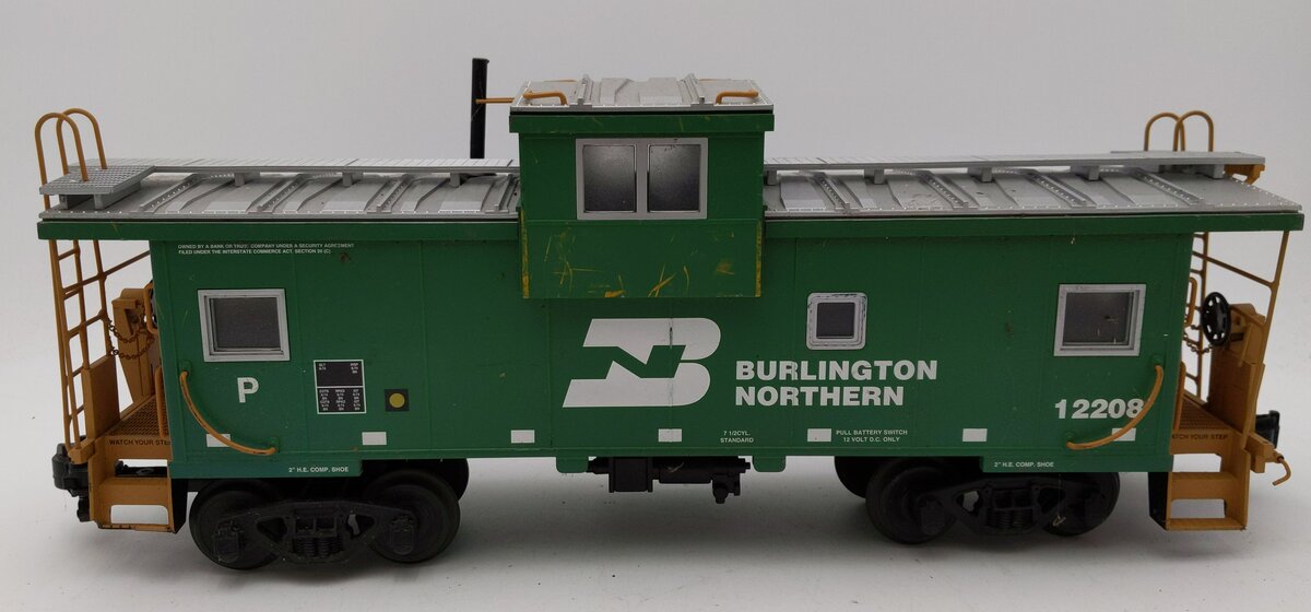 USA Trains R12116 G Burlington Northern Illuminated Extended Vision Caboose