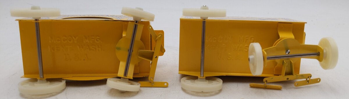 McCoy 1981 Standard Gauge TTOS 2 Circus Reptiles Wagons Only EX