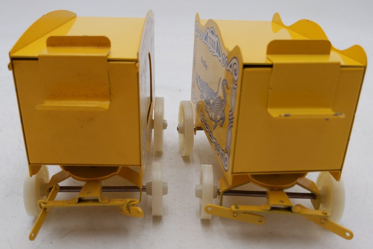 McCoy 1981 Standard Gauge TTOS 2 Circus Reptiles Wagons Only EX