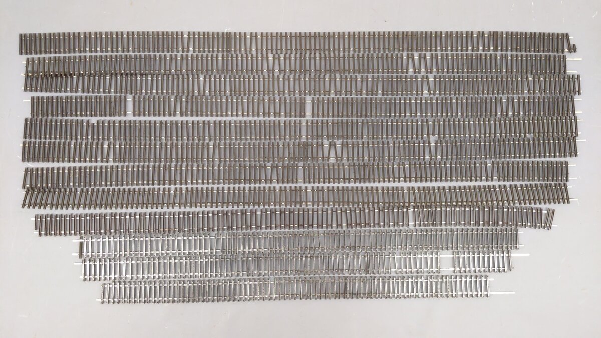 Shinohara Track Assorted S Gauge Straight Flex Track [12] VG