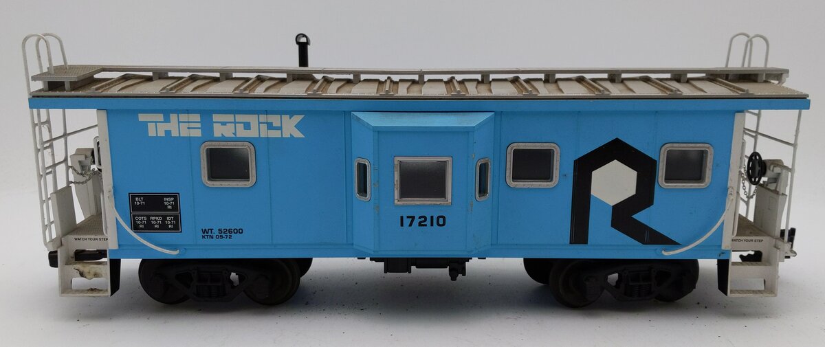 USA Trains 12069 G Rock Island Bay Window Caboose #17210 EX