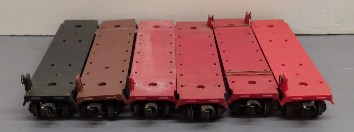 Assorted Lionel O Scale Flatcars [6] #6817 #9302 #6828 VG