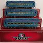 Lionel 6-13408 Standard Gauge Blue Comet Tinplate Passenger 3-Car Set VG/Box