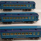 Lionel 6-13408 Standard Gauge Blue Comet Tinplate Passenger 3-Car Set VG/Box