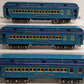 Lionel 6-13408 Standard Gauge Blue Comet Tinplate Passenger 3-Car Set VG/Box