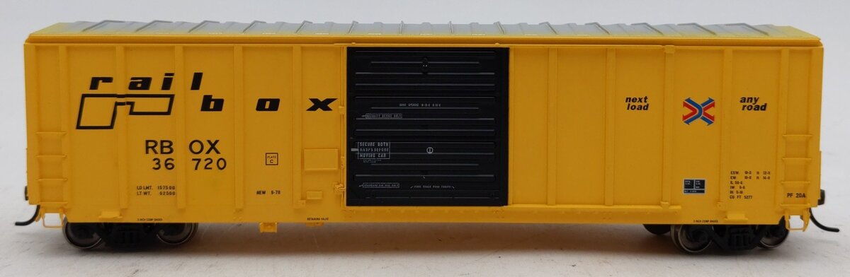 ExactRail Ho Scale Railbox Combo Door Boxcar #36720