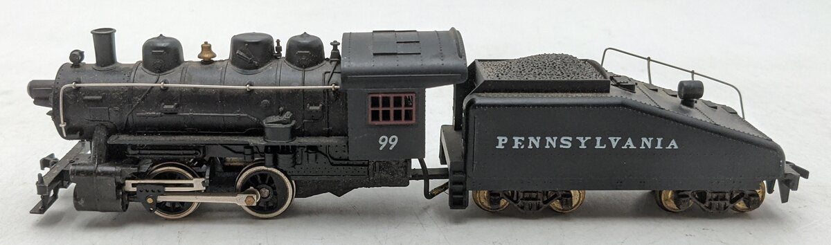 HO PRR 0-4-0 Steam Locomotive & Tender #99 VG