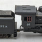 HO PRR 0-4-0 Steam Locomotive & Tender #99 VG