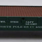 Aristo-Craft 46325 G Scale North Pole Christmas Flatcar w/Stakes EX