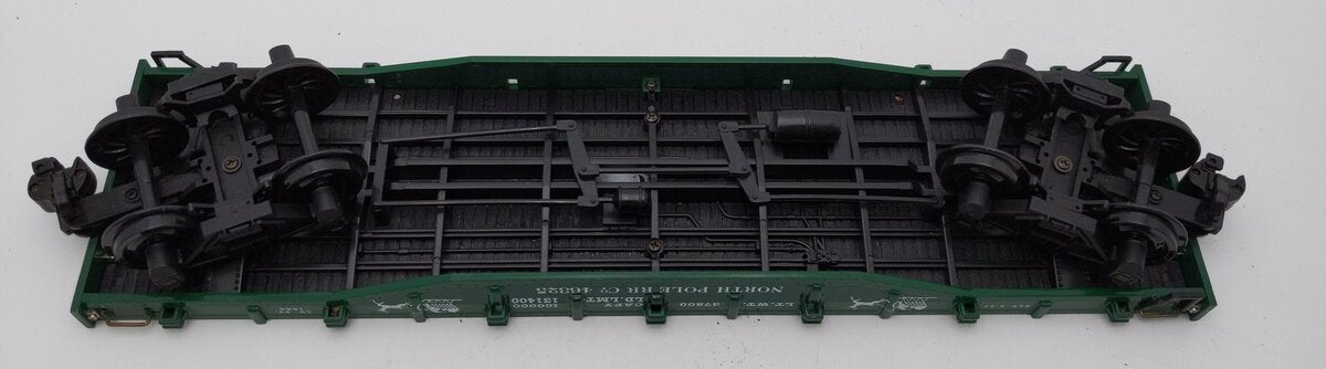 Aristo-Craft 46325 G Scale North Pole Christmas Flatcar w/Stakes EX