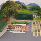 American Flyer 790 Vintage S Trainorama Cardboard Diorama LN/Box