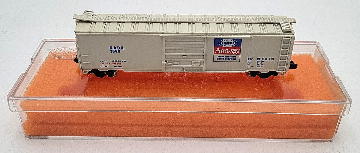 Con-Cor 1452N N Scale Amyway 50 Panel-Door' Boxcar EX/Box