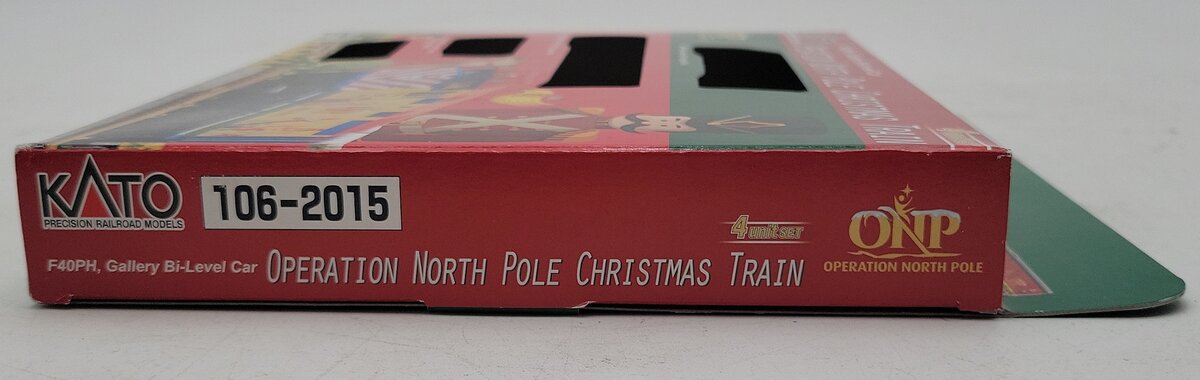 Kato 106-2015 Operation North Pole Christmas N Gauge Train Set (Set of 4) LN/Box