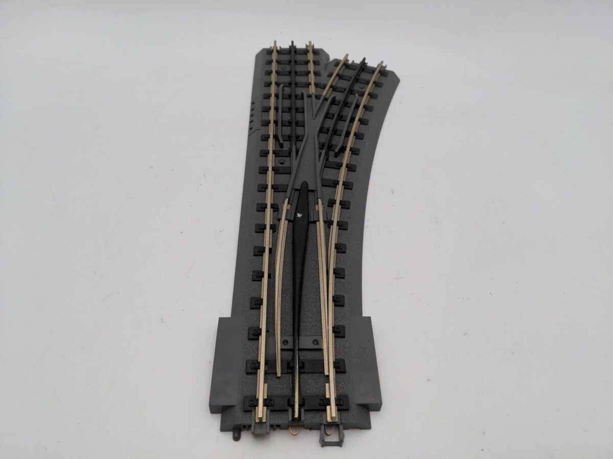MTH 40-1020 O72 Nickel Silver RealTrax Right Hand Remote Switch Turnout  EX
