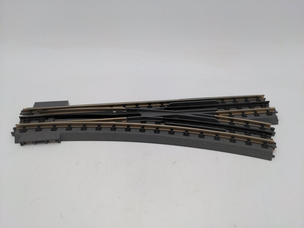 MTH 40-1020 O72 Nickel Silver RealTrax Right Hand Remote Switch Turnout  EX