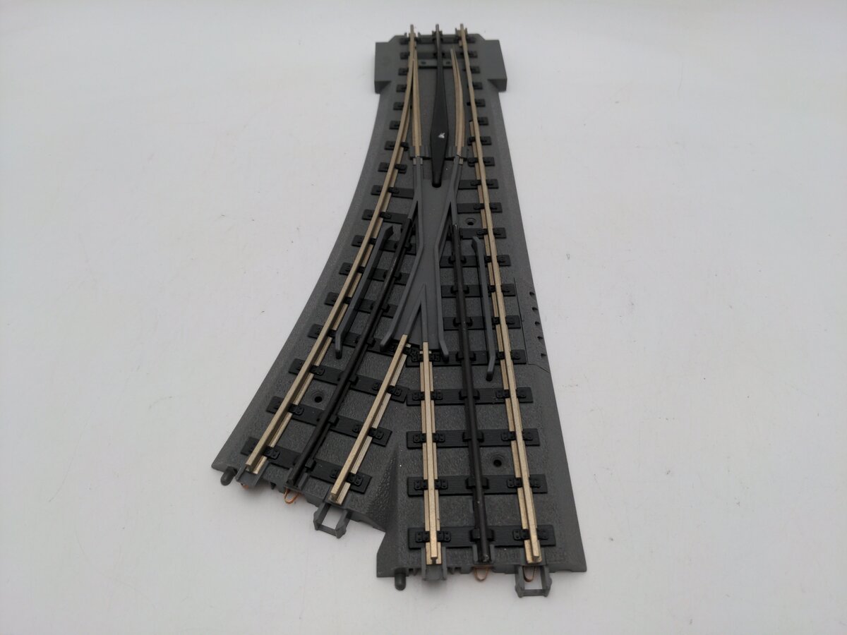 MTH 40-1020 O72 Nickel Silver RealTrax Right Hand Remote Switch Turnout  EX