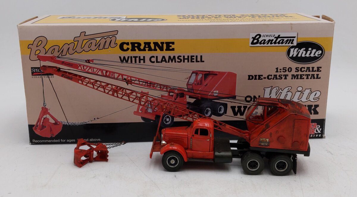 Spec Cast 1:50 Die-Cast Metal WC Truck Bantam Crane With Clamshell EX/Box