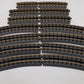 MTH O Gauge Assorted Curved RealTrax Track Sections [14] VG