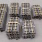 MTH O Gauge Assorted Straight Track Sections [26] VG
