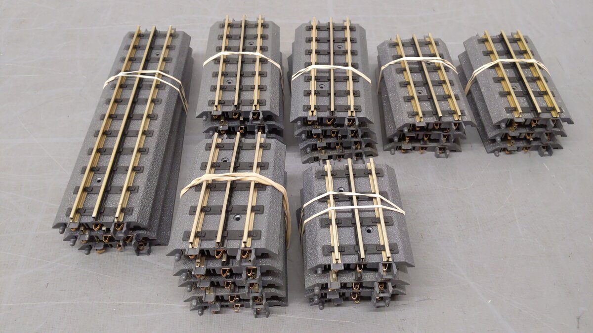 MTH O Gauge Assorted Straight Track Sections [26] VG