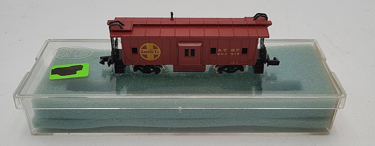 Con-Cor 1251-A N Scale Sante Fe Caboose #203517 LN/Box