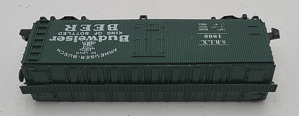 Con-Cor 1351-J N Scale Budweiser Boxcar #1800 LN/Box
