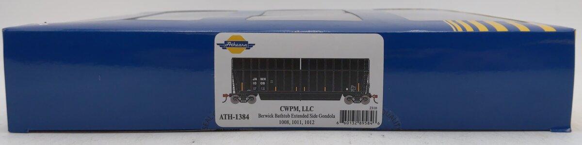 Athearn ATH-1384 HO Scale Berwick Bathtub Extended Side Gondola Cars MT/Box
