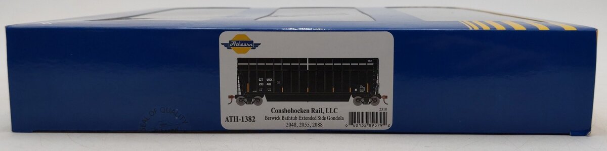 Athearn ATH-1382 HO Scale Berwick Bathtub Extended Side Gondola Cars MT/Box