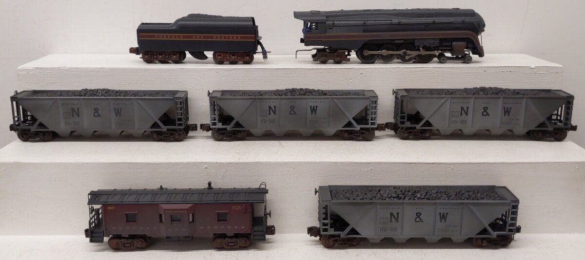 Lionel 6-11909 O Gauge Norfolk & Western Warhorse Steam Freight Set with TMCC VG/Box