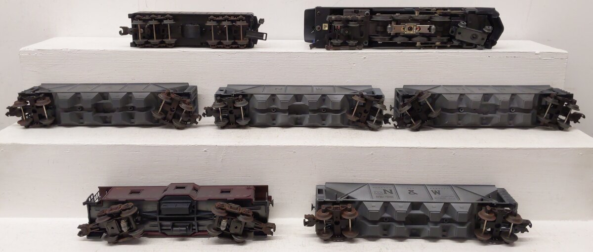 Lionel 6-11909 O Gauge Norfolk & Western Warhorse Steam Freight Set with TMCC VG/Box