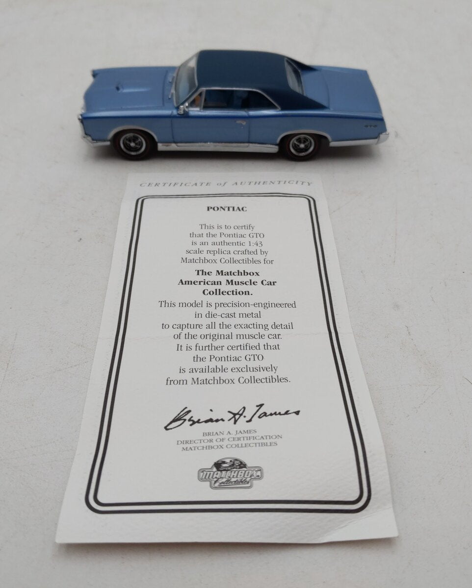 Matchbox 5421 1:43 1967 Pontiac GTO EX