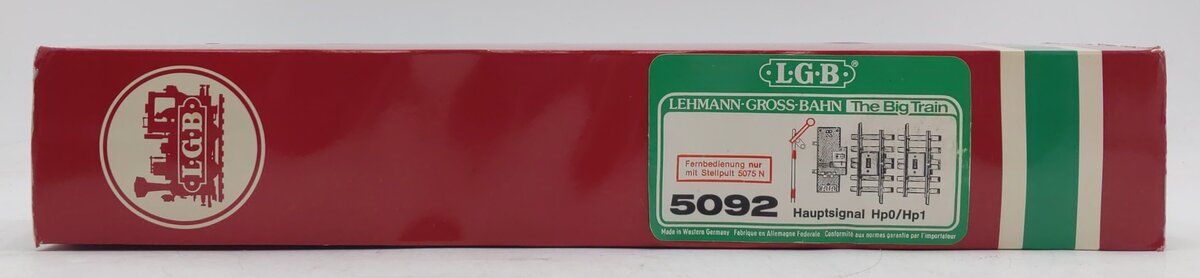 LGB 5092 G Scale Semaphore with Track Section EX/Box