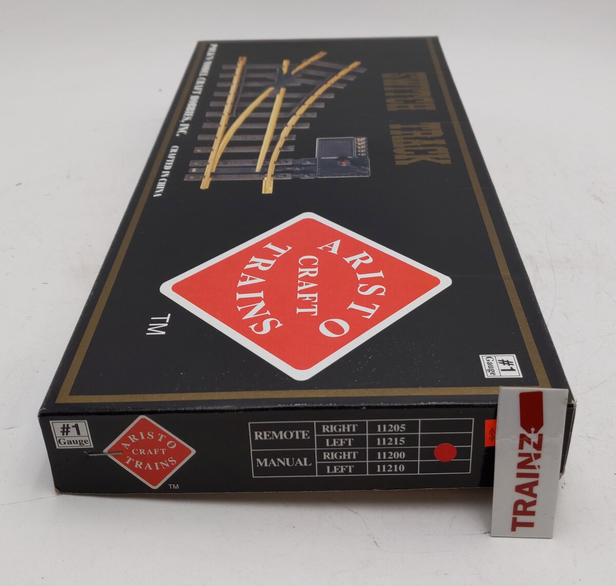Aristo-Craft 11200 G Euro Brass Right Hand Manual Switch Turnout VG/Box