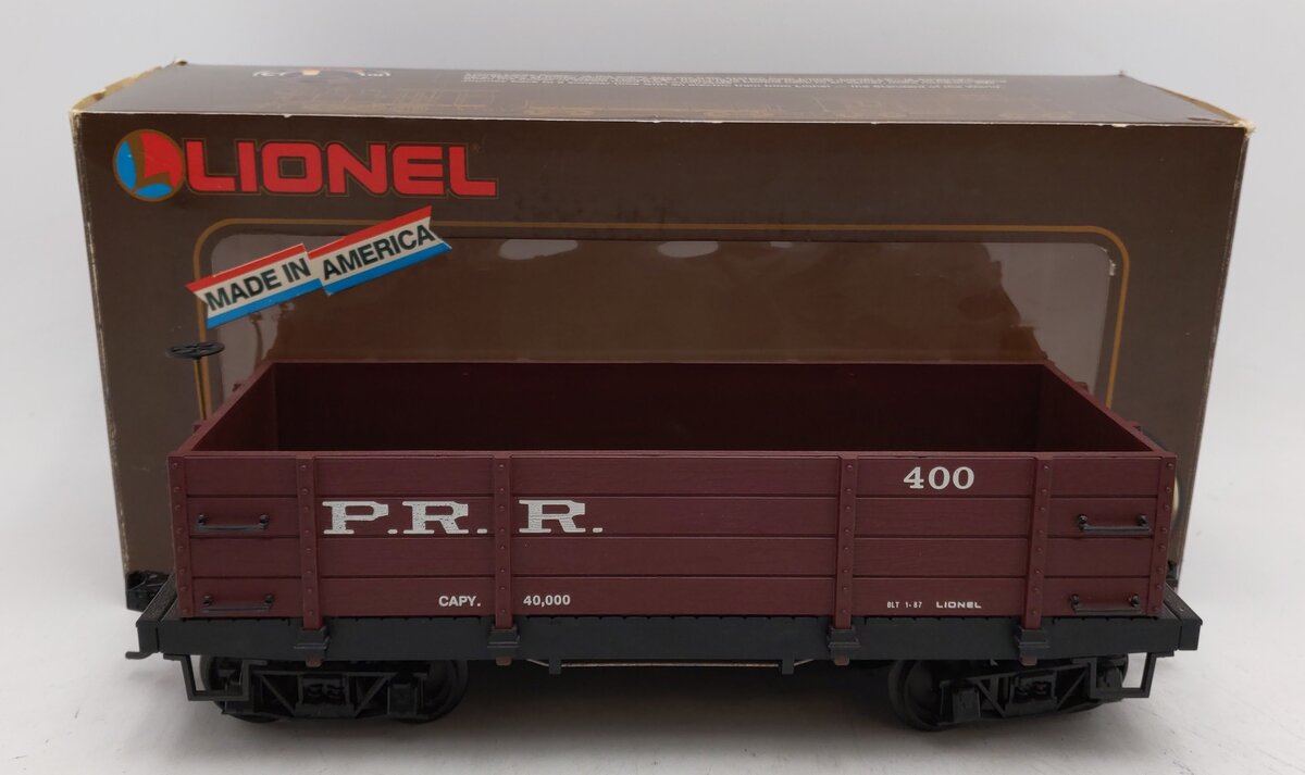 Lionel 8-87400 G Gauge Pennsylvania Gondola #400 LN/Box