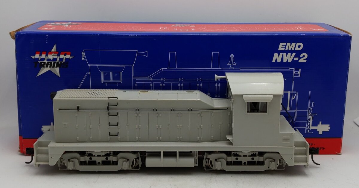 USA Trains 22000 G Undecorated NW2 Diesel Locomotive Powered Cow Unit EX/Box
