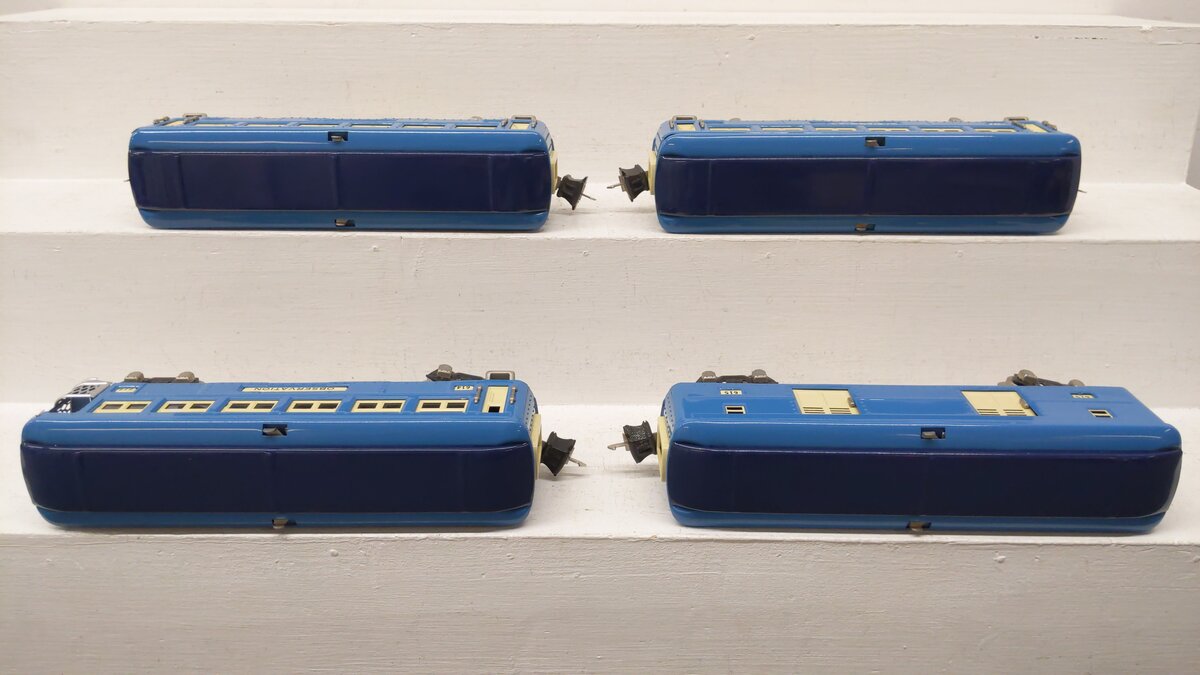 MTH 10-1064 O Blue Comet Passenger Car Set (Set of 4) VG/Box