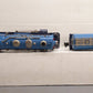 MTH 10-1062-0 O Blue Comet Locomotive and Tender #263E EX/Box