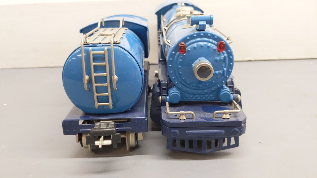 MTH 10-1062-0 O Blue Comet Locomotive and Tender #263E EX/Box