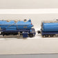 MTH 10-1062-0 O Blue Comet Locomotive and Tender #263E EX/Box