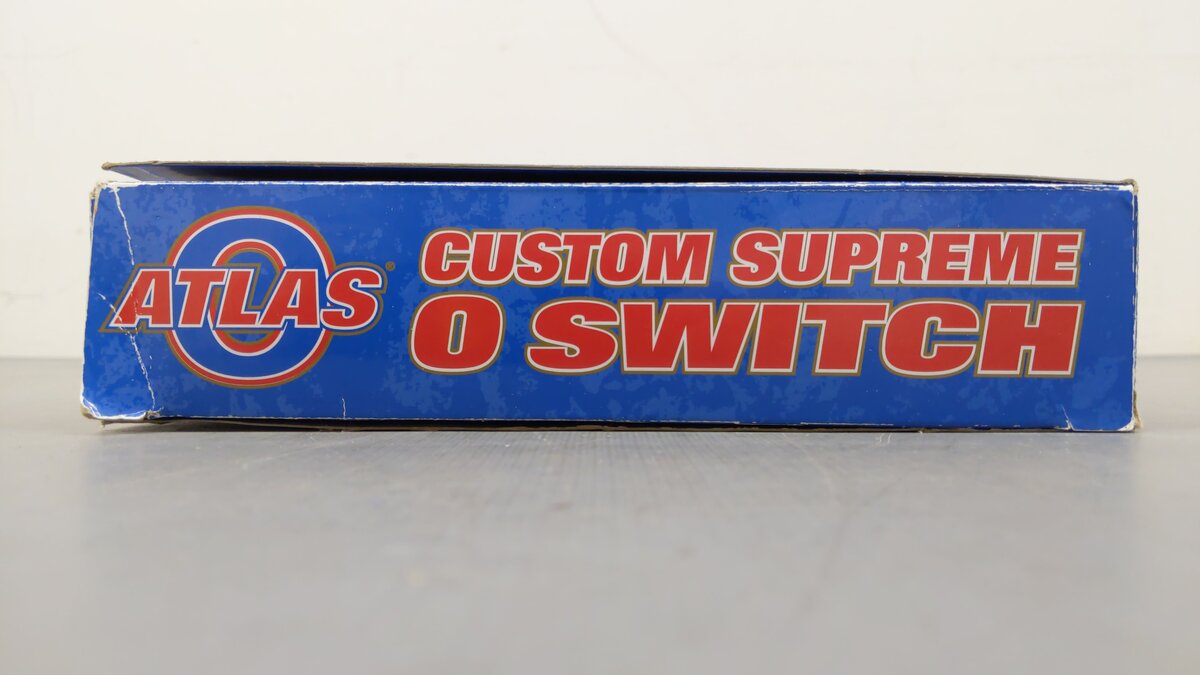 Atlas 6075 O Gauge Nickel Silver O-36 Left Hand Remote Switch Turnout EX/Box