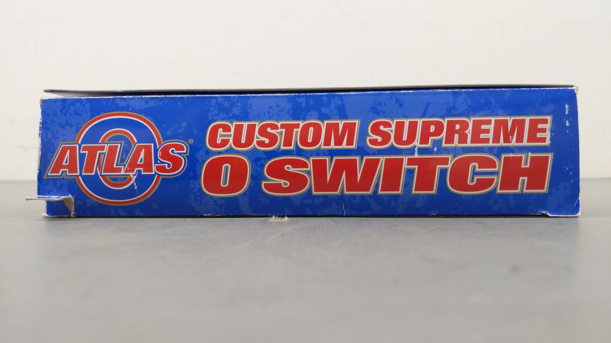 Atlas 6086 O Nickel Silver O-45 Right Hand Remote Control Switch Turnout EX/Box